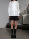 INTO THE EAST 25 Autumn/Winter Dark Jacquard Tassel Lace-Up Jacket/Vest/Shorts ITE-E1DGAW029BL20PT-HEI Shorts (E1DGAW027BL20JK)